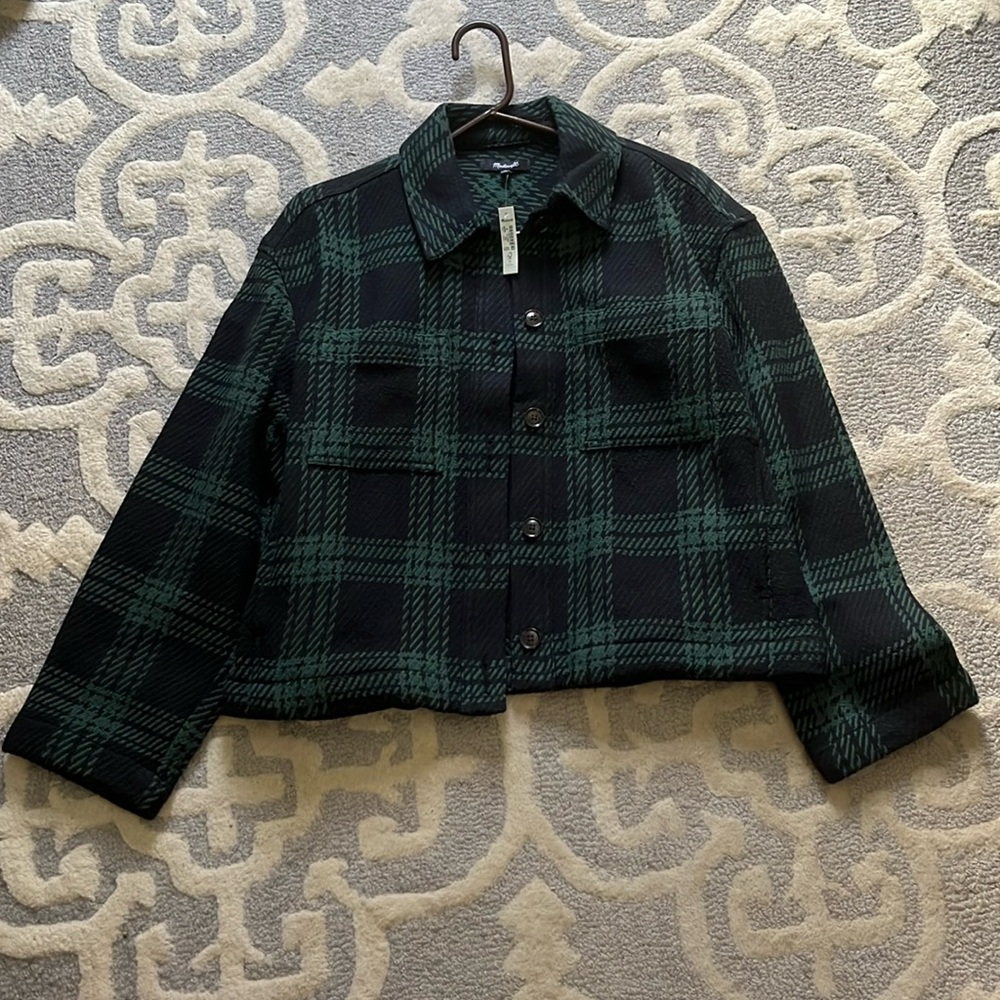 Madewell plaid coat